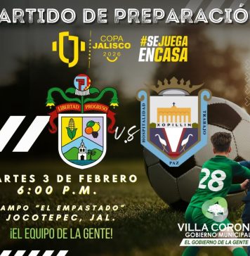 Villa Corona disputará partido de preparación previo al inicio de la Copa Jalisco